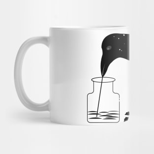 the thirsty crow Mug